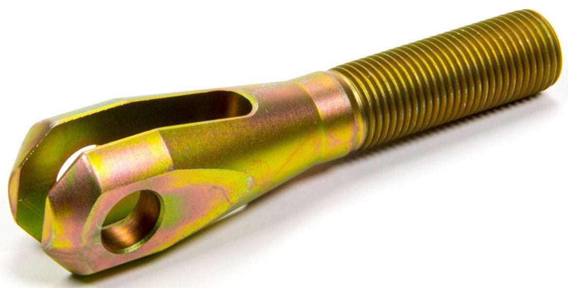 MEZIERE 1/2-20 L/H Male Thread, 1/4" Slot With 3/8" Bolt Meziere Threaded Clevis 4130 Steel MZTC1220L SR