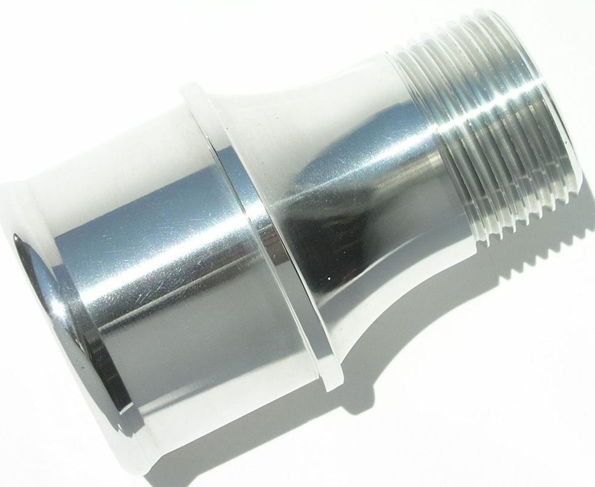 MEZIERE 1-3/4" hose connection Meziere Inlet Fitting, For 100 Series Electric Water Pumps Chrome Finish MZWP1175C SR