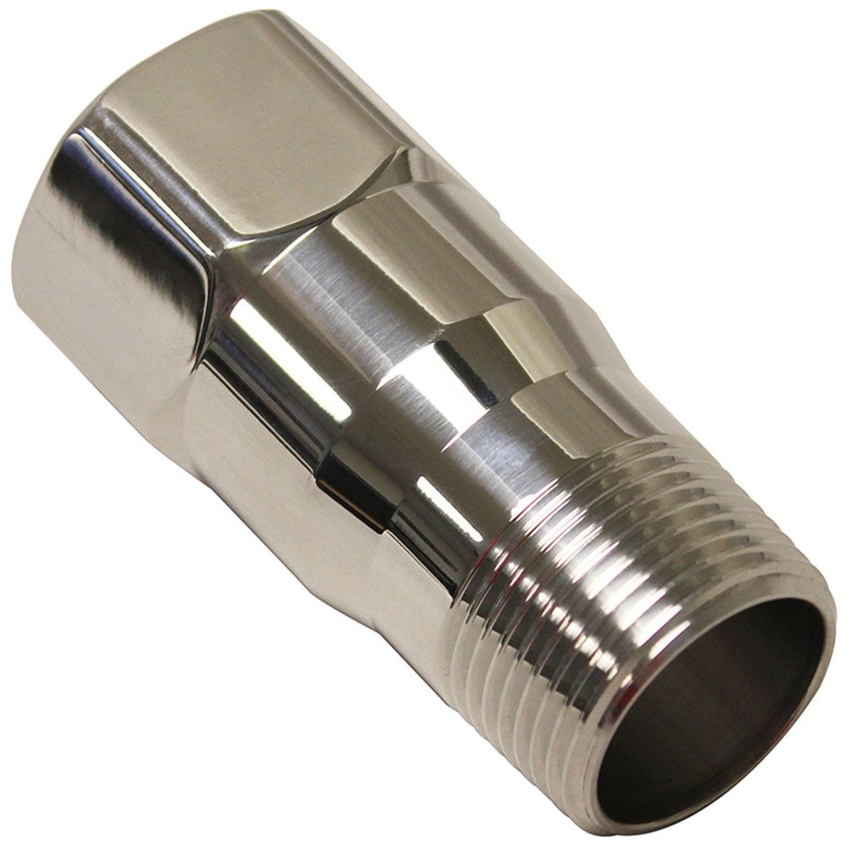 MEZIERE 1" NPT Female to 1" NPT Male Meziere Water pump fitting extension, Polished Finish MZWP1000U SR
