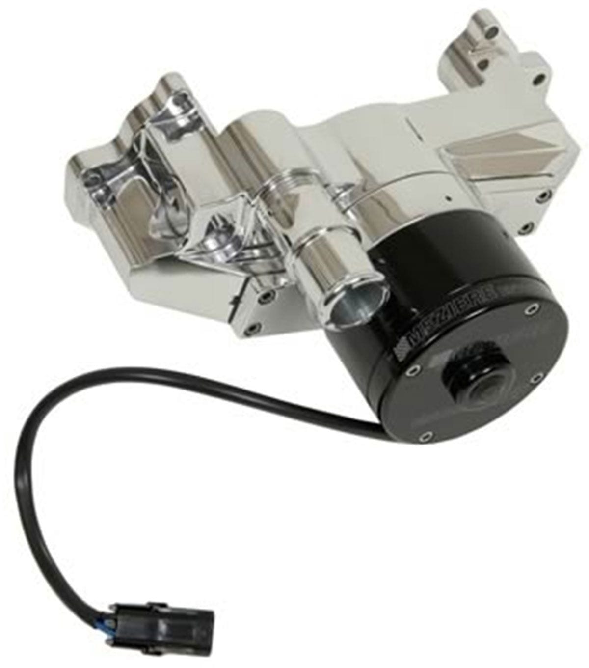 MEZIERE 42GPM, heavy duty motor Meziere GM LS1 thru LS8 Electric Water Pump, Chrome Finish MZWP119CHD SR