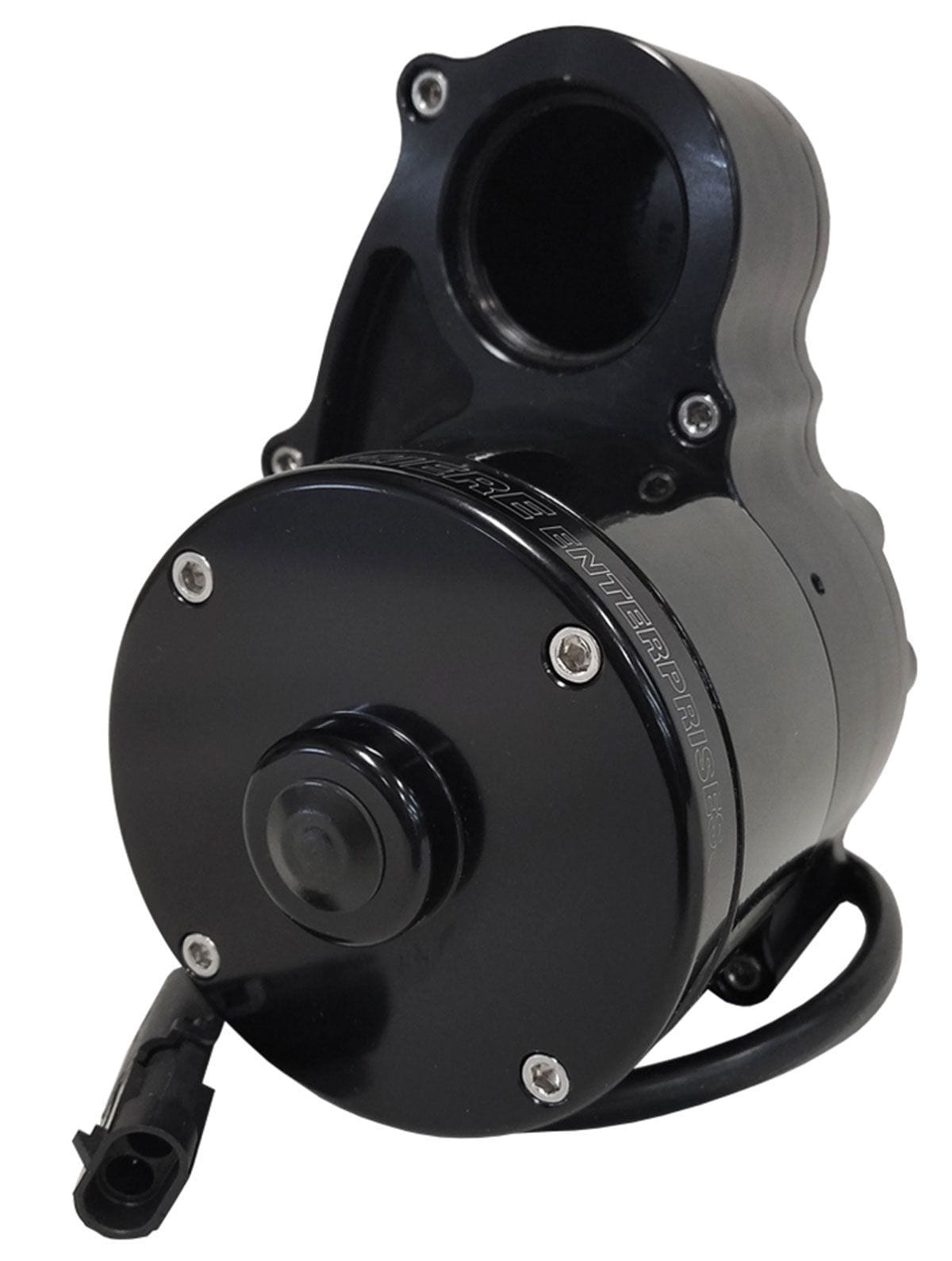 MEZIERE 55GPM, Standard Motor Meziere Electric Water Pump, Remote Mount Inline, 1 In 1 Out, Black Finish MZWP336S SR