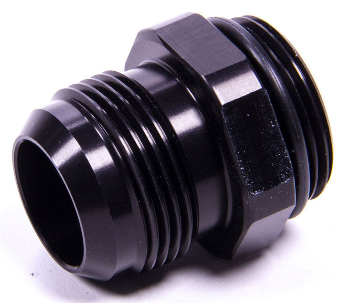 MEZIERE Black Finish Meziere -12ORB to -12AN Flare Adpater MZWP12012S SR