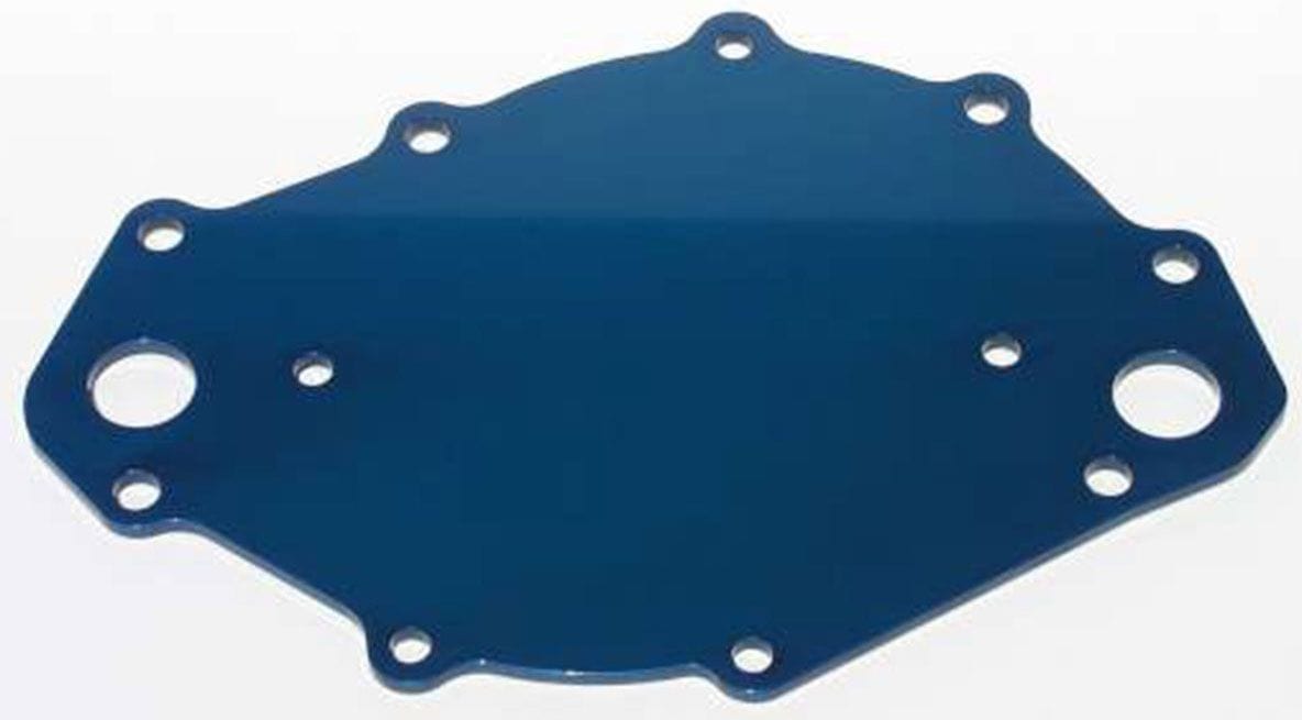 MEZIERE mates to WP108/WP308 pump Meziere Big Block Ford 429/460 Backing Plate, Black Finish MZWP109B SR