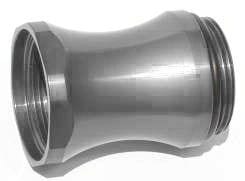 MEZIERE Meziere -20AN Water Neck 2.6" Extension Fitting, Black MZWN2000S SR