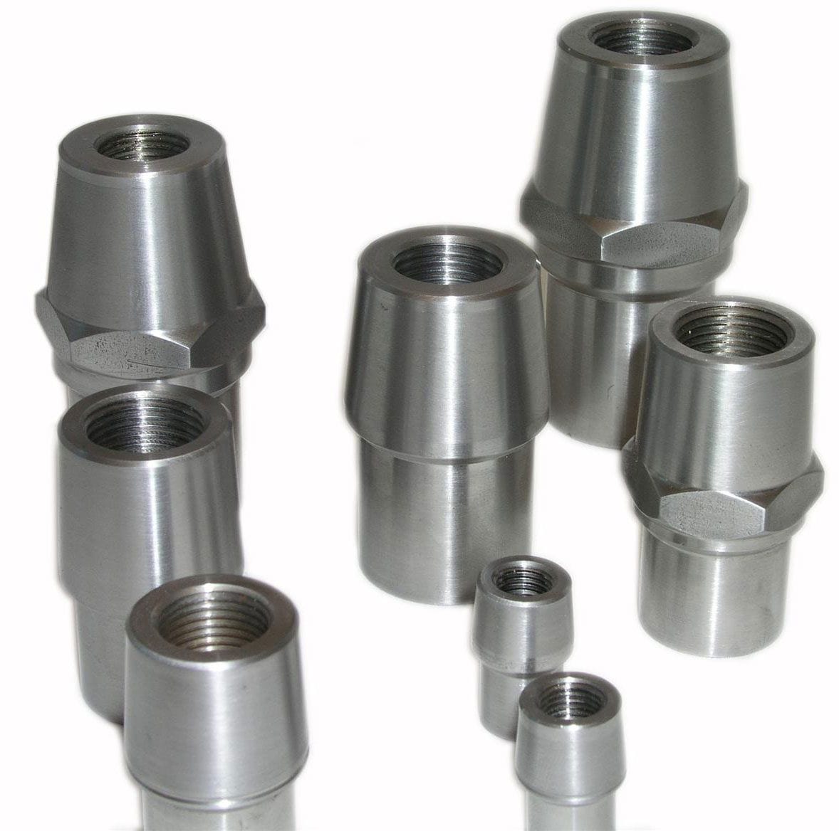 MEZIERE Suit 1-1/2" x .065" Tube With 5/8-18 L/H Thread Meziere Weld-In Female Tube End 4130 Steel With Hex MZRE1032EL SR