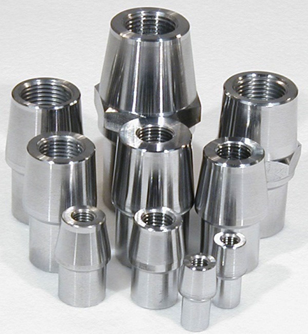 MEZIERE Suit 1-1/4" x .058" Tube With 3/4-16 L/H Thread Meziere Weld-In Female Tube End 4130 Steel With Hex MZRE1124FL SR