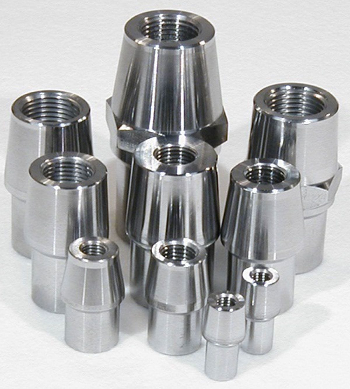 MEZIERE Suit 1-1/8" x .065" Tube With 1/2-20 L/H Thread Meziere Weld-In Female Tube End 4130 Steel With Hex MZRE1126DL SR