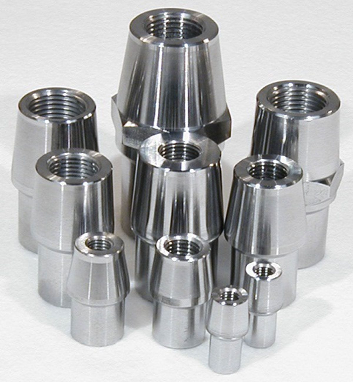 MEZIERE Suit 1-5/8" x .083" Tube With 7/8-14 L/H Thread Meziere Weld-In Female Tube End 4130 Steel With Hex MZRE1034GL SR