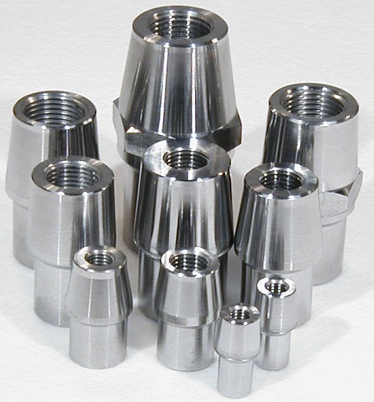 MEZIERE Suit 1-5/8" x .120" Tube With 3/4-16 L/H Thread Meziere Weld-In Female Tube End 4130 Steel With Hex MZRE1035FL SR