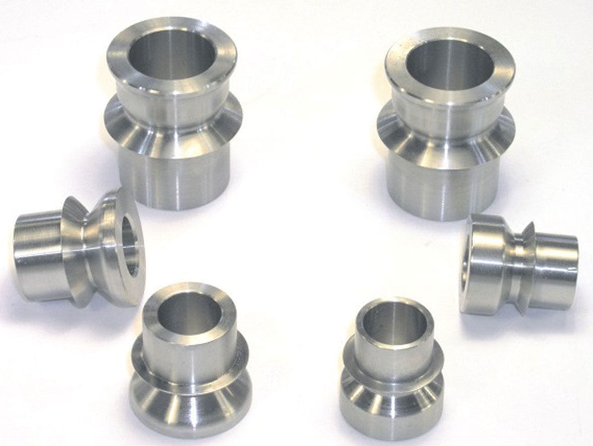 MEZIERE Suit 3/4" Heim Bore To 1/2" Bolt Meziere Rod End Misalignment Bushing 4130 Steel MZMB7550 SR