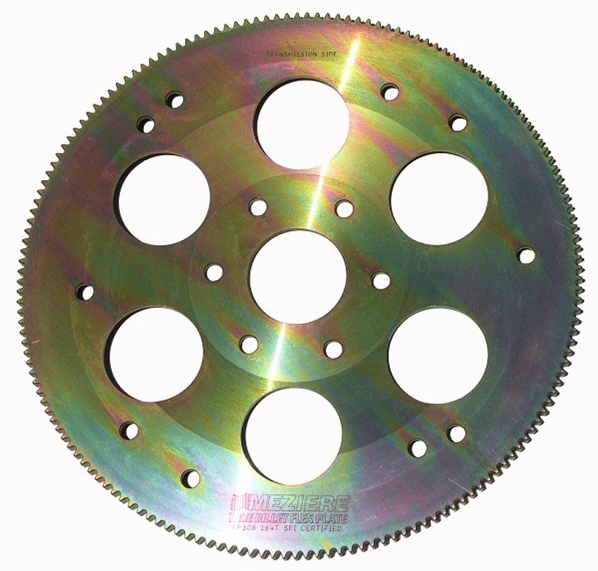 MEZIERE Suit BB Ford 429-460 164 Tooth, Internal Balance, 2-Piece Main Seal Meziere True Billet Flexplate - SFI MZFP308 SR