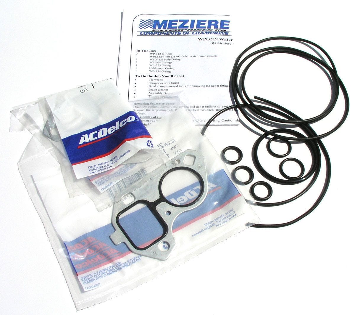 MEZIERE Suit MZWP319 Water Pump Meziere Gasket & O-Ring Kit MZWPG319 SR