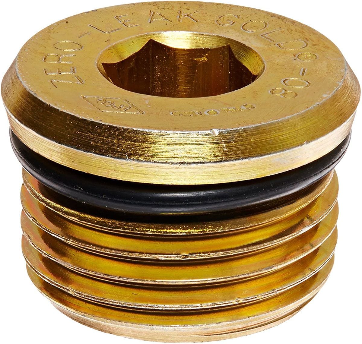 MOROSO -8AN, 3/4"-16 with O-ring for Oil Pans with Kick Out Designs Moroso Magnetic Oil Pan Drain Plug - Chrome MO97006 SR