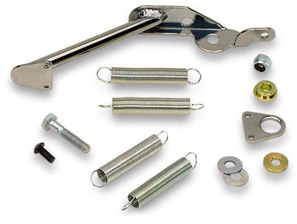 Moroso Suit 4500 Dominator Series Carburettors Moroso Dual Throttle Return Spring Kit, Chrome Finish MO64923 SR
