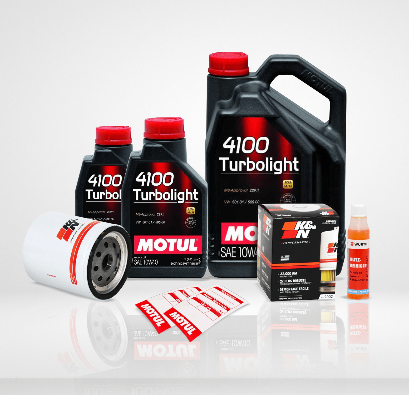 Motul Service Kit Mitsubishi EVO 10 4B11 Service Pack - Semi Synthetic SR
