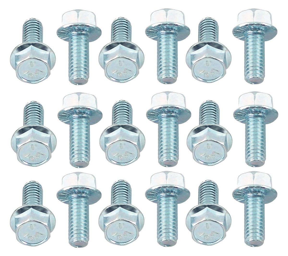 Mr Gasket Fits BB Chev Mr Gasket Oil Pan Bolt Kit, Hex Head Zinc Plated MG6086 SR