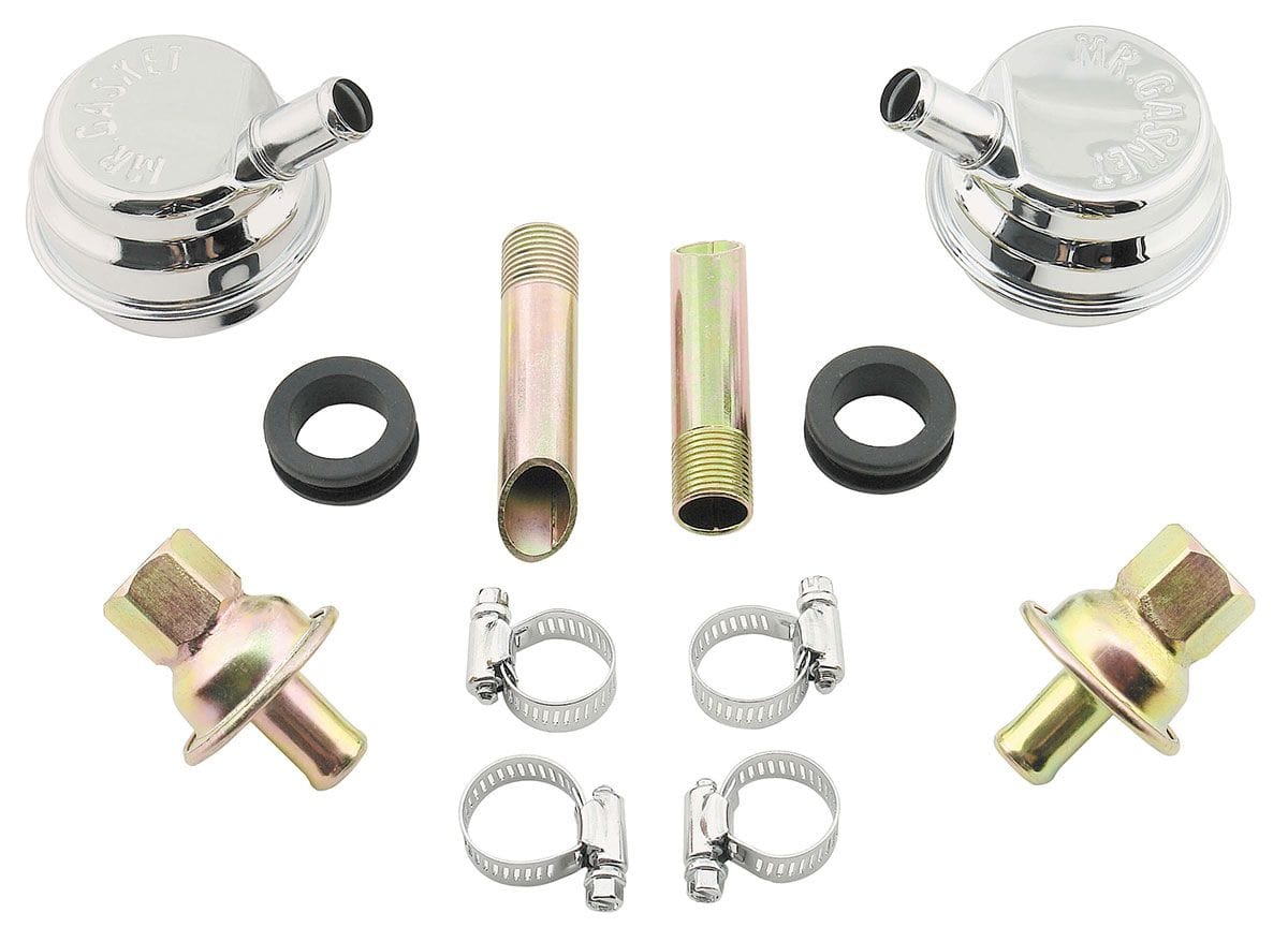 MRG Reduces pressure buildup in the crankcase Mr Gasket Mr Gasket Crankcase Evacuation System MG6002 SR