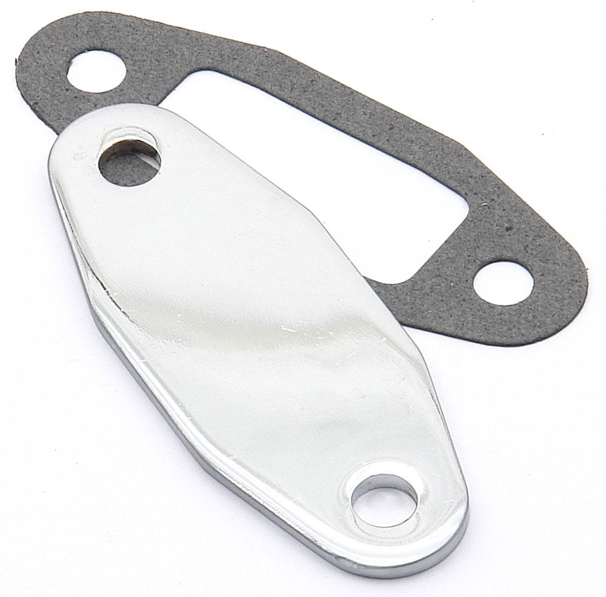 MRG Suit Ford 351-400C Mr Gasket Mr Gasket Chrome Fuel Pump Block Off Plate MG1517 SR
