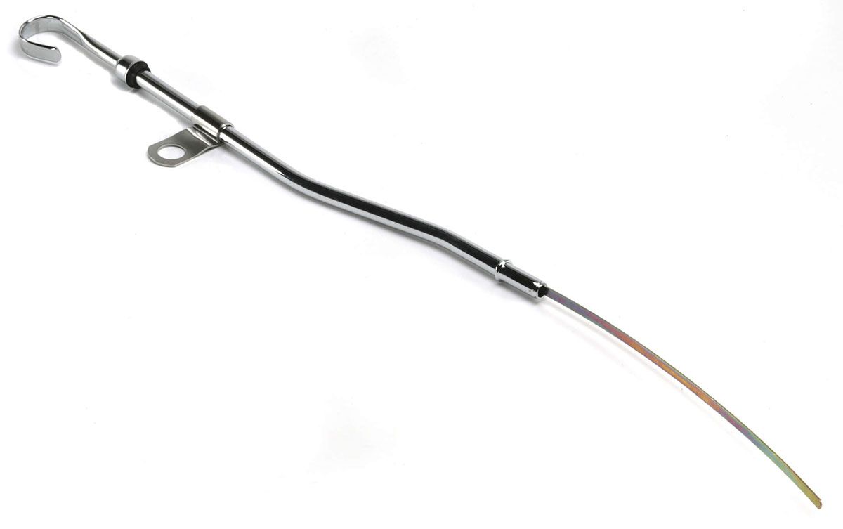 MRG Suit Ford 351W, Pre 1992 Mr Gasket Engine Oil Dipstick, Chrome Plated MG6921 SR