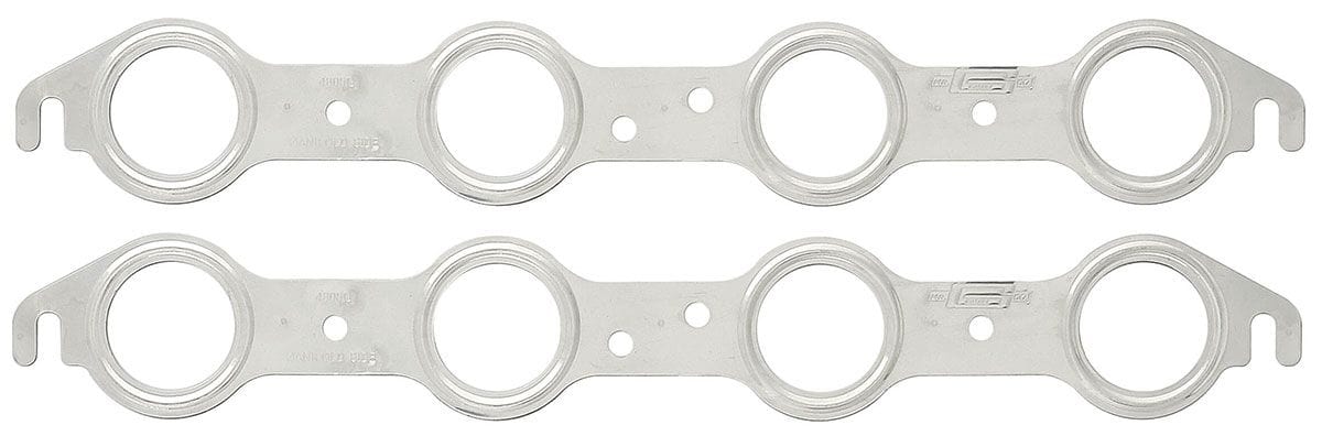MRG Suit GM LS1, LS6 1997-06 Mr Gasket MLS Embossed Exhaust Gasket Round Port 1.75" Dia. MG4805G SR