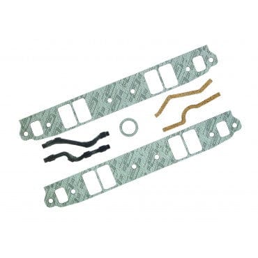 MRG Suit Small Block Chevy 1.31"W x 2.19"H 1955-91 Mr Gasket Intake Manifold Gaskets - Med Race Port, 1/16" thick MG102 SR