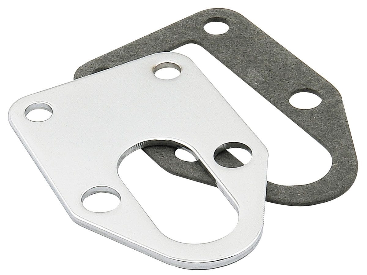 MRG Suit Small Block Chevy Mr Gasket Mr Gasket Chrome Fuel Pump Mounting Plate MG1514 SR