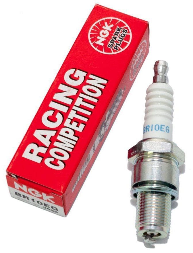 NGK 14mm x 3/4" Reach, 13/16" Hex NGK Spark Plugs NGK Racing Spark Plug heat range 10 NGK-BR10EG SR