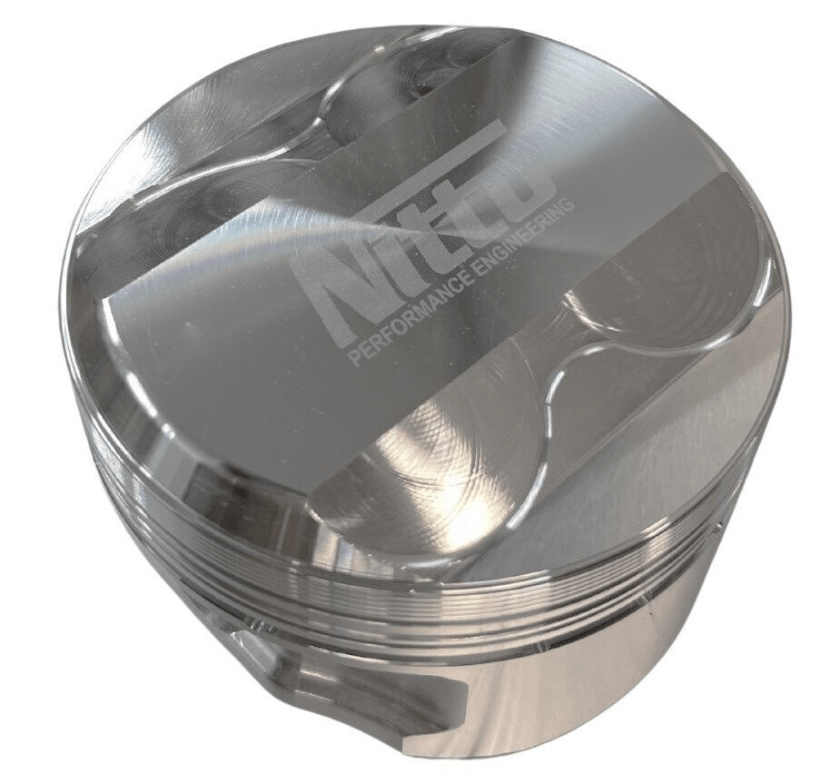 Nitto 86.5MM / +0.020" Nitto Forged Pistons - Nissan RB30 SOHC High Compression Standard Stroke Pistons SR