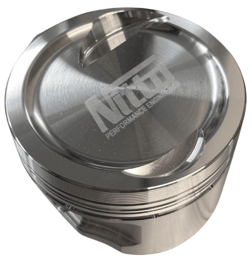 Nitto 86.5MM / +0.020" Nitto Forged Pistons - Nissan RB30 SOHC Low Compression Standard Stroke Pistons SR