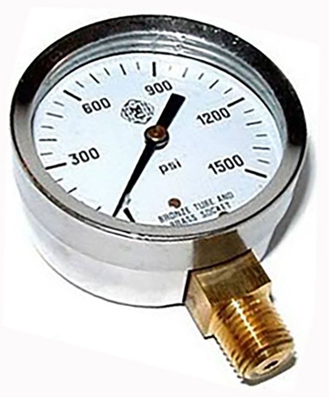 NOS 0-1500 psi. Nitrous Oxide Systems 2-1/4" Racers Nitrous Pressure Gauge NOS15931 SR