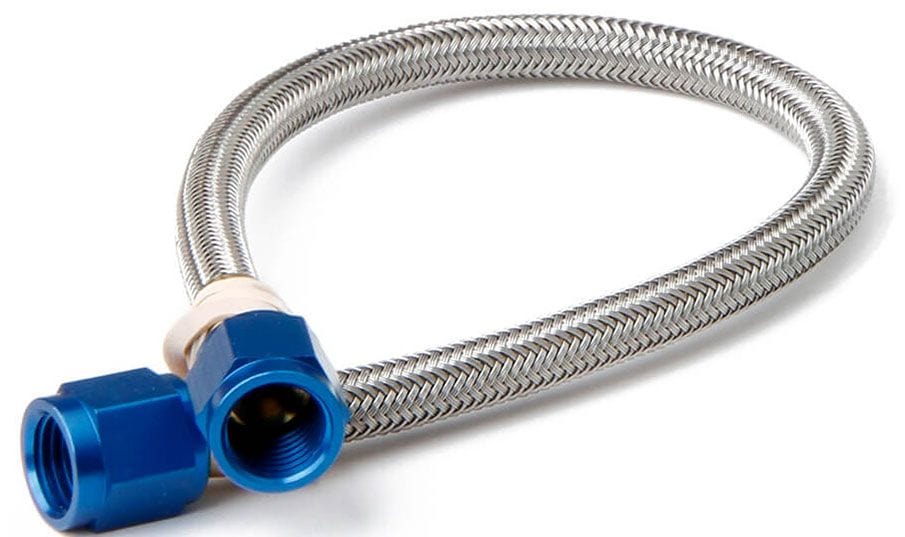 NOS 14ft. Length. With Blue Ends Nitrous Oxide Systems -6AN Stainless Steel Bradided Hose NOS15475 SR