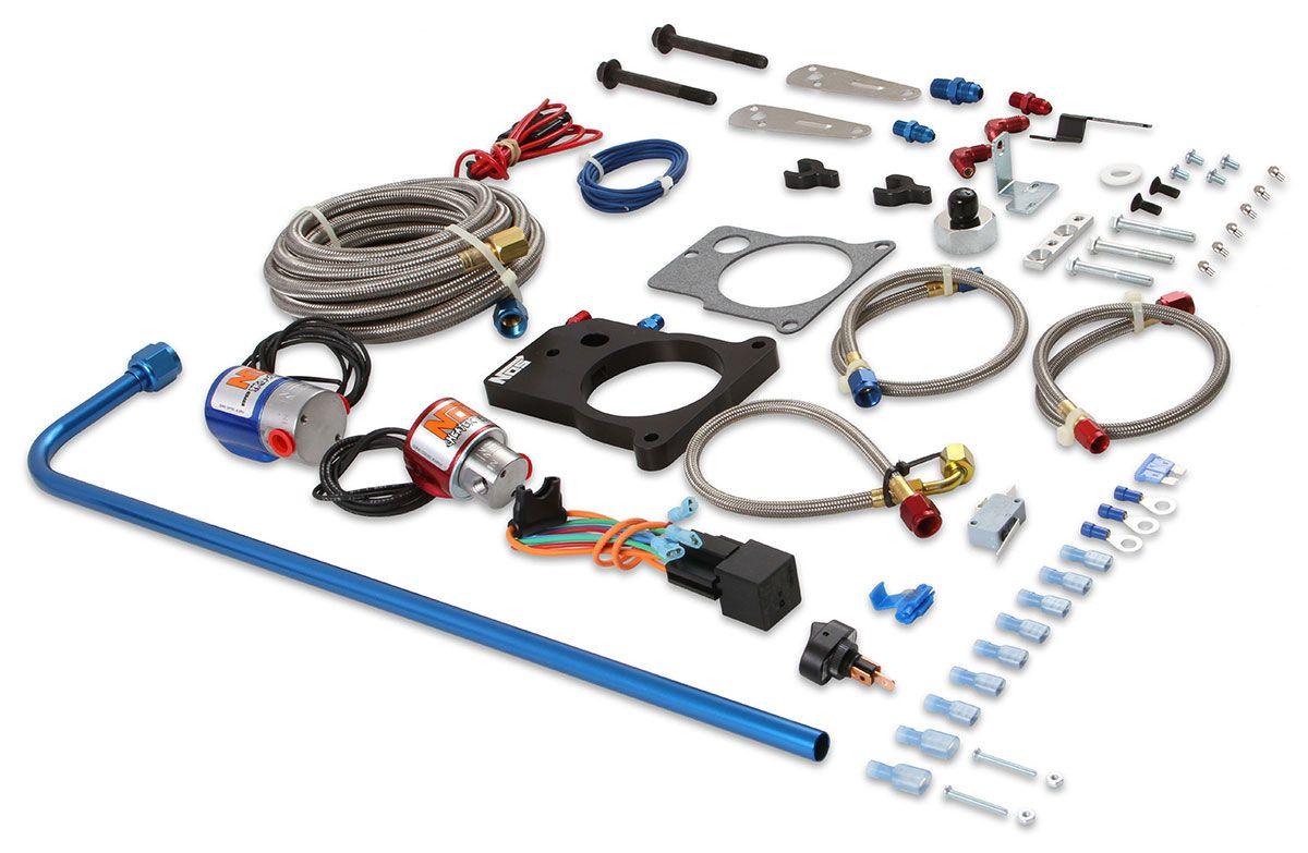 NOS 150-300 Horsepower. Suit Chev/Holden LS1 Nitrous Oxide Systems E.F.I. Wet Plate Nitrous Kit NOS05168 SR