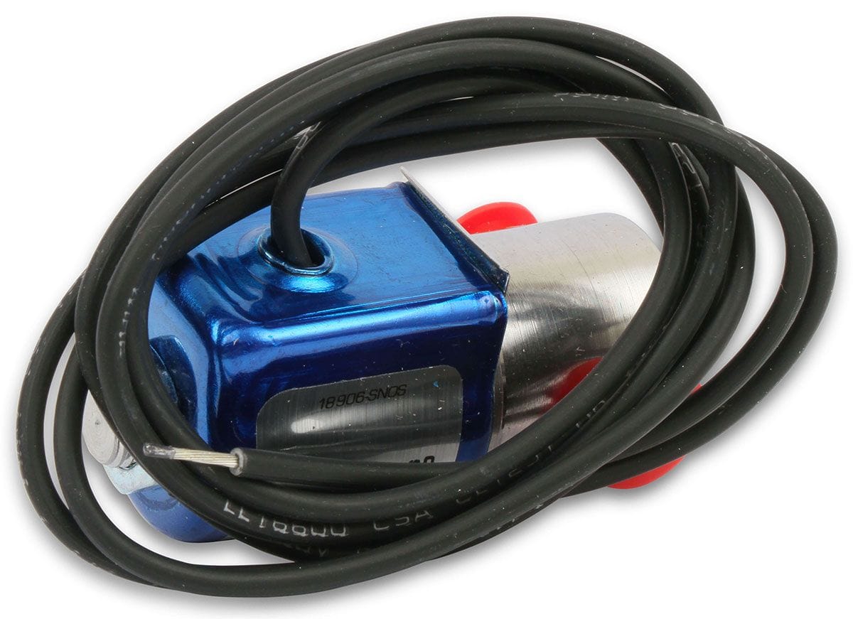 NOS 175 Horsepower. 1/8" NPT Inlet, 1/8" NPT Outlet Nitrous Oxide Systems Powershot Nitrous Solenoid NOS18020 SR