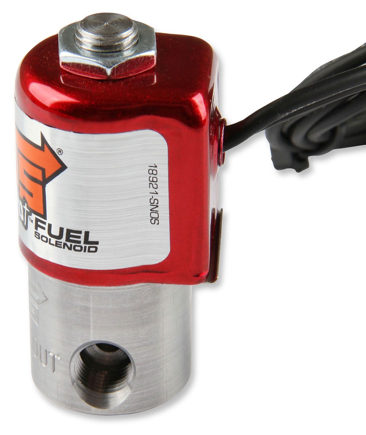 NOS 200 Horsepower. 1/8" NPT Inlet, 1/8" NPT Outlet Nitrous Oxide Systems Powershot Fuel Solenoid NOS18080 SR