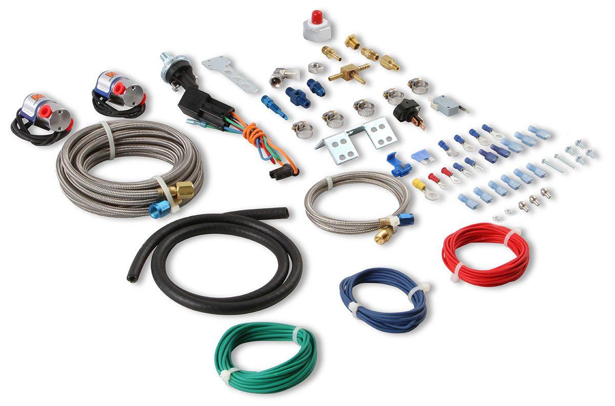 NOS 40-75 Horsepower. Suits any 4 & 6 Cyl. EFI Engine Nitrous Oxide Systems Universal 4 & 6 Cyl. EFI Dry Nitrous Kit NOS05122 SR