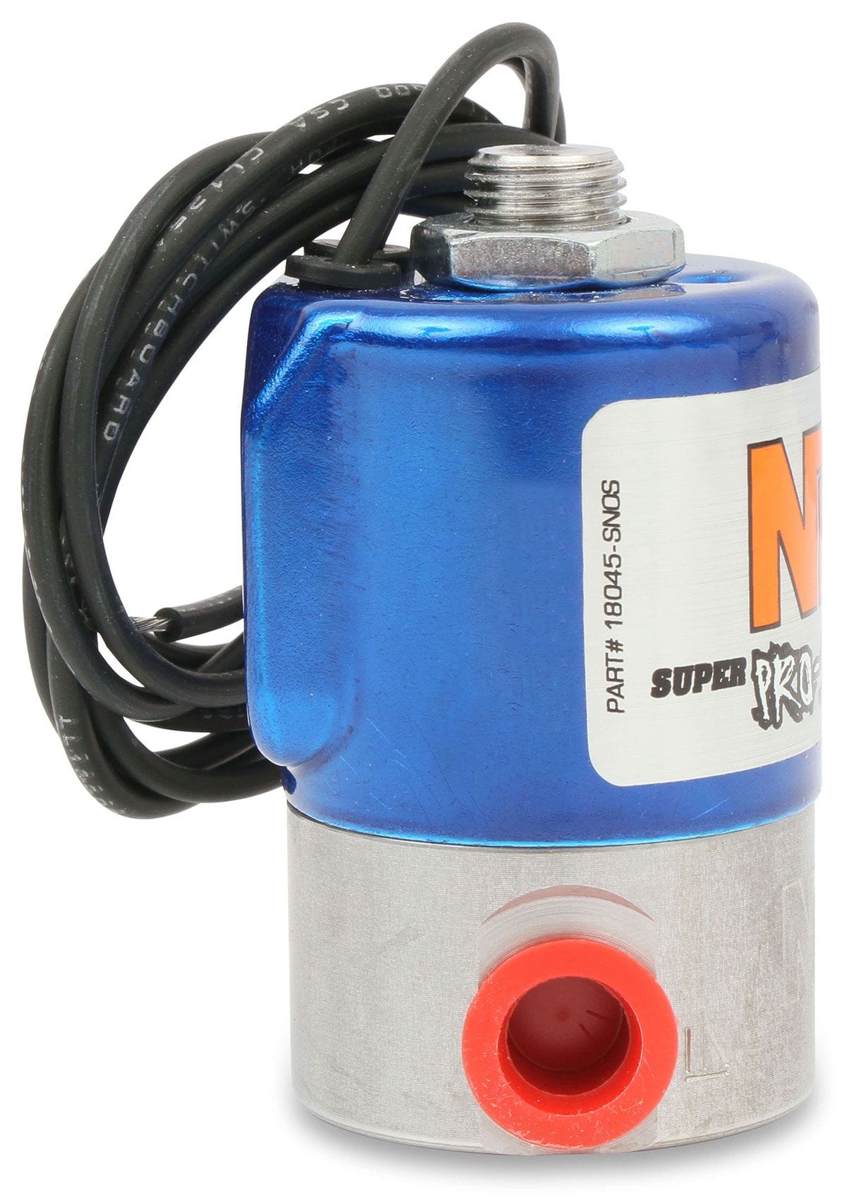 NOS 400 Horsepower. 1/4" NPT Inlet, 1/8" NPT Outlet Nitrous Oxide Systems Pro-Shot Nitrous Solenoid NOS18045 SR