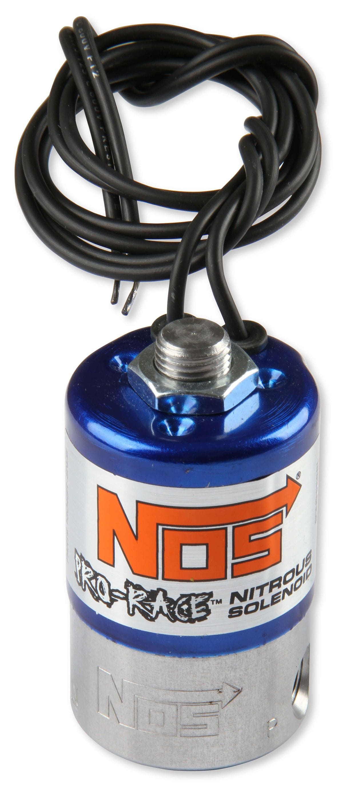 NOS 450 Horsepower. 1/4" NPT Inlet, 1/8" NPT Outlet Nitrous Oxide Systems Pro-Race Nitrous Solenoid NOS18048R SR
