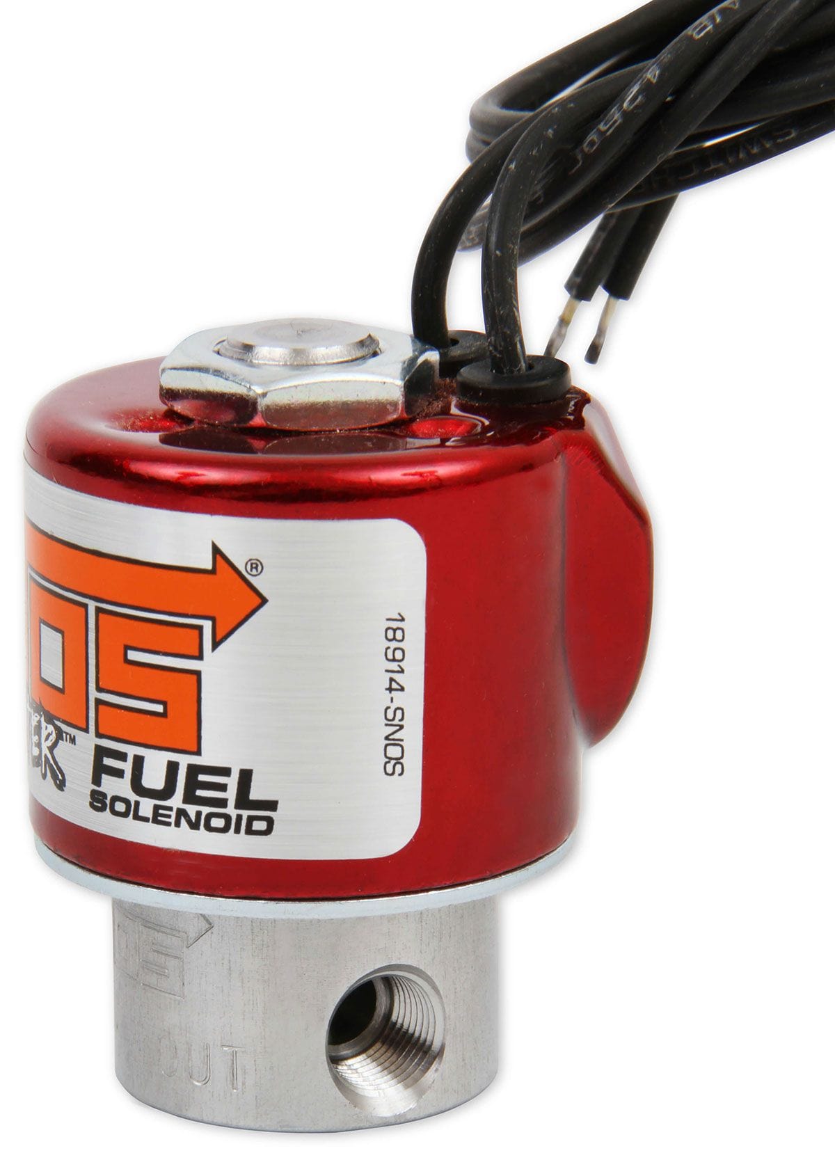 NOS 450 Horsepower. 1/8" NPT Inlet, 1/8" NPT Outlet Nitrous Oxide Systems Cheater Fuel Solenoid NOS18050 SR