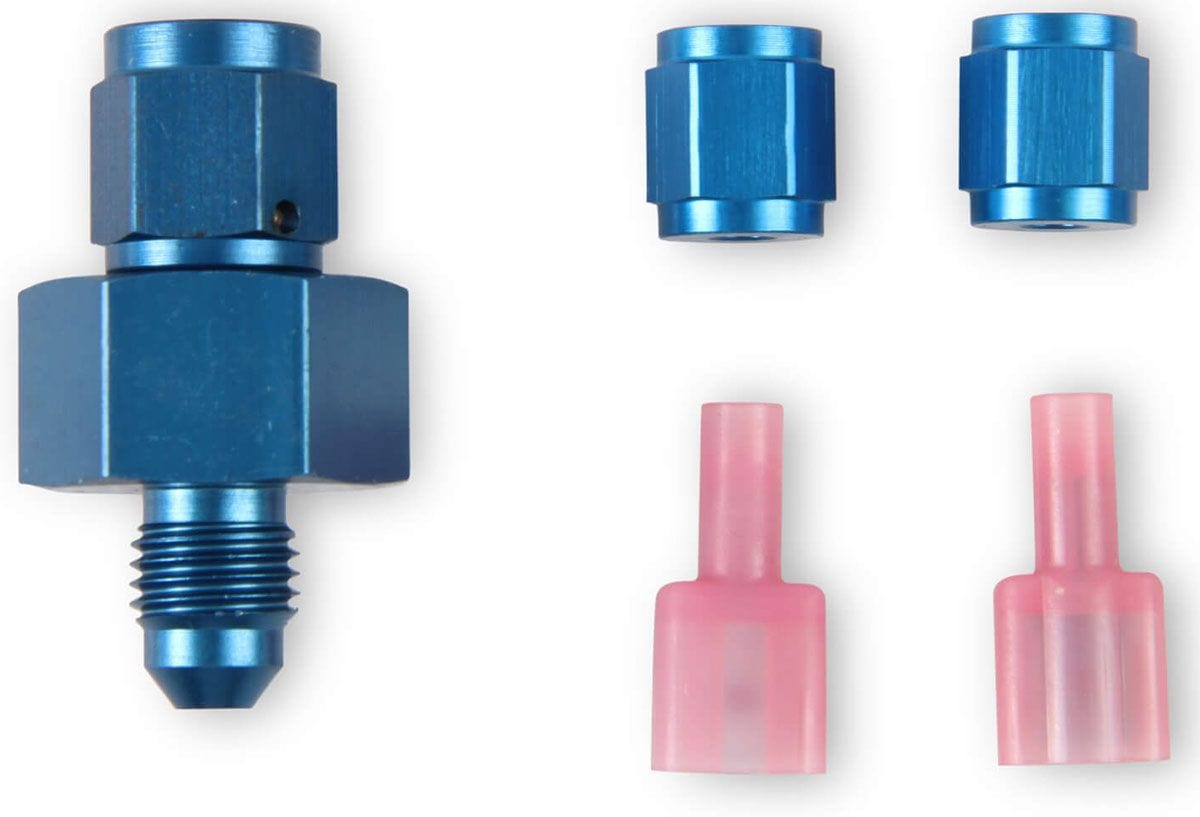 NOS -4AN Line, Blue LED Nitrous Oxide Systems Nitrous Ntimidator LED Nitrous Dual Purge Kit NOS16037 SR