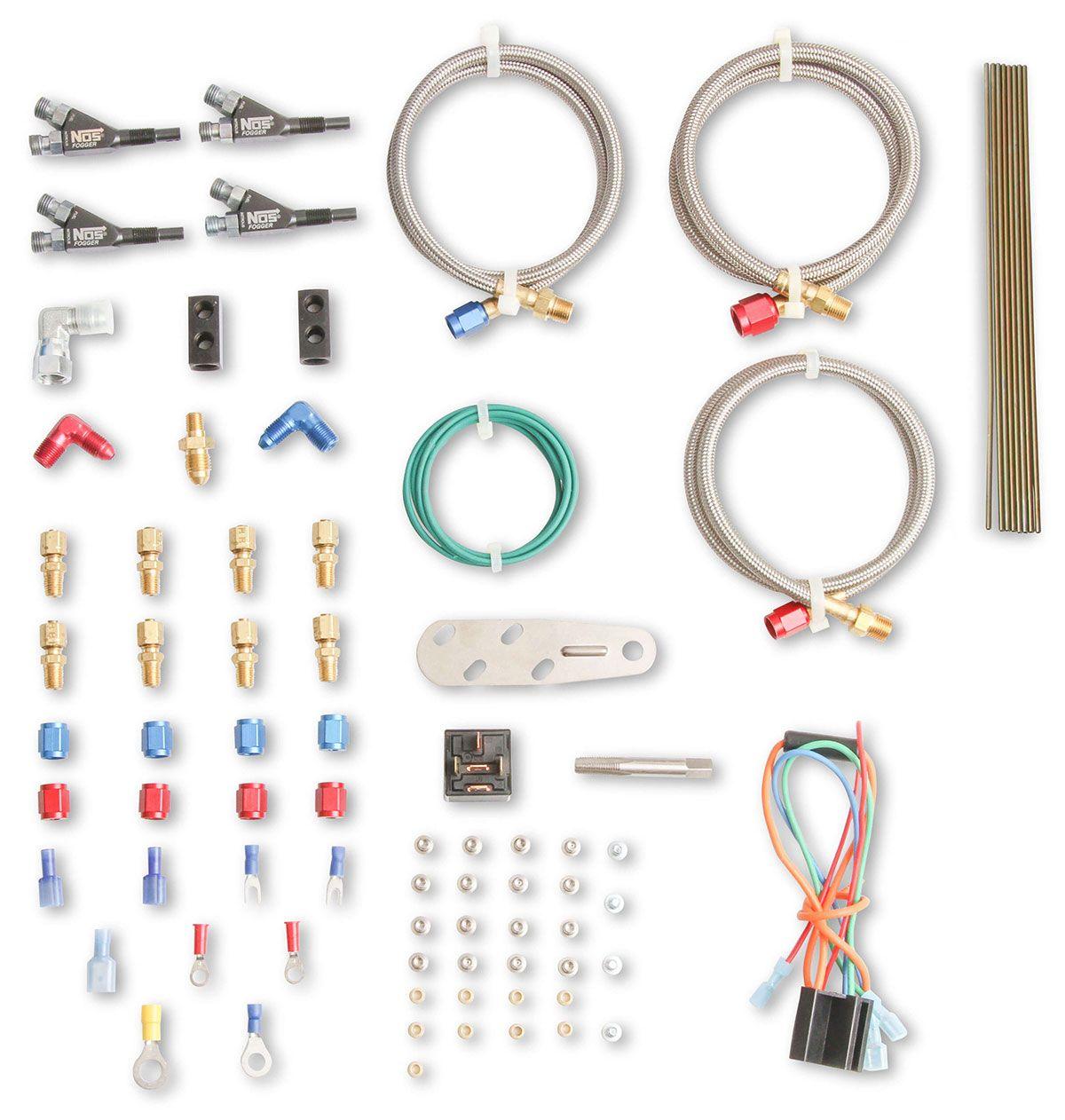 NOS 75 Horsepower. Suit 4 Cyl. EFI Applications Nitrous Oxide Systems Sportsman Fogger Nitrous Kit NOS05030-FI SR