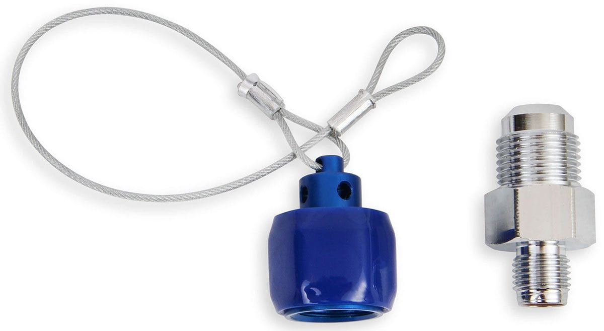 NOS 8AN 2nd & 3rd Gen Hi-Flo & Super Hi-Flo Nitrous Oxide Systems Racer Safety Blow-Off Valve Adpater NOS16169 SR