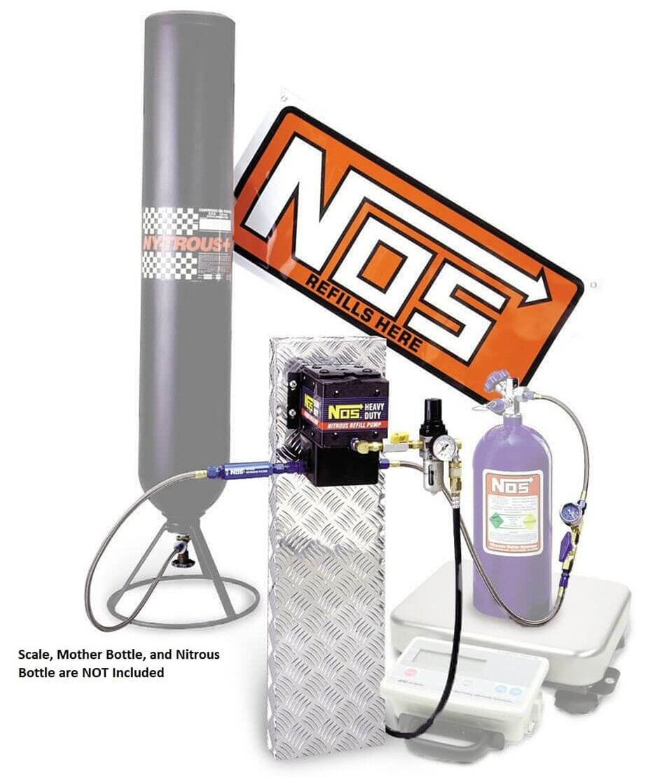 NOS Mother Bottle and Scales NOT INCLUDED Nitrous Oxide Systems Cryogenic Nitrous Refill Pump Station NOS14251 SR