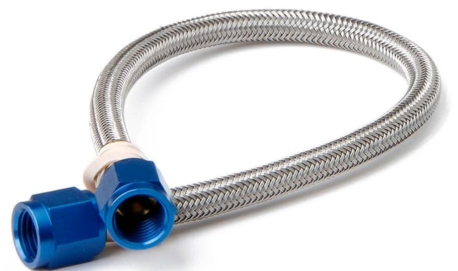 NOS Nitrous Oxide Systems -4AN Stainless Steel Length. With Blue Ends NOS15220 SR