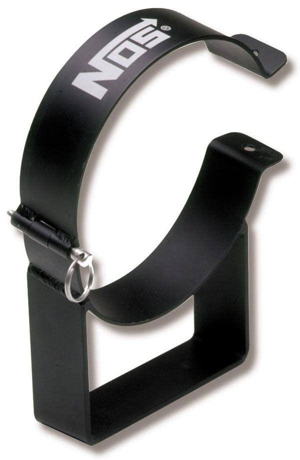 NOS Suit 10-lb. and 15-lb. Bottles Nitrous Oxide Systems Quick Release Hinged Aluminium Nitrous Bottle Bracket NOS14140 SR