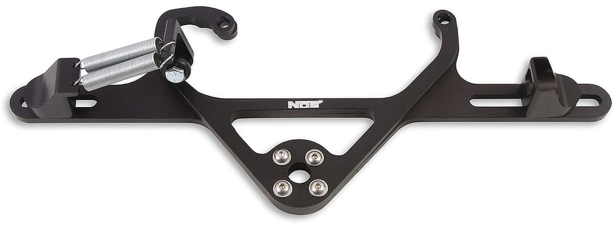 NOS Suit 4150 Series Carbs Nitrous Oxide Systems Billet Solenoid with Throttle Cable Bracket Kit NOS16516 SR
