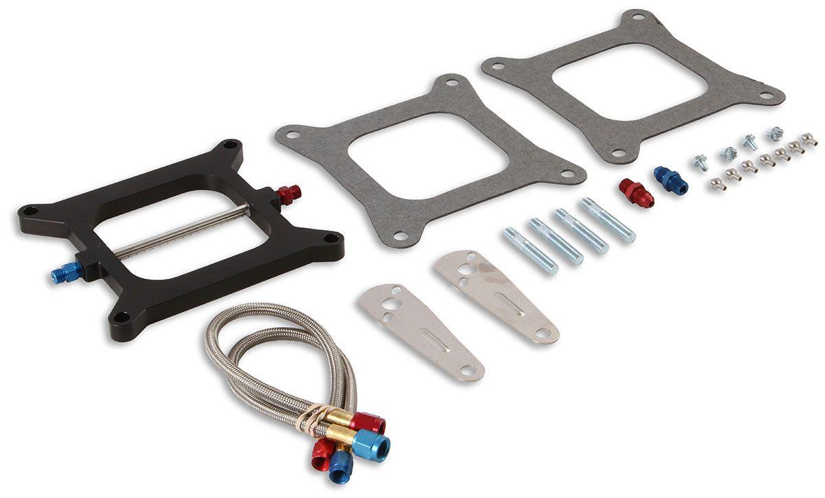 NOS Suit Square-Bore Carbs Nitrous Oxide Systems Big Shot Nitrous Injector Plate NOS12510 SR