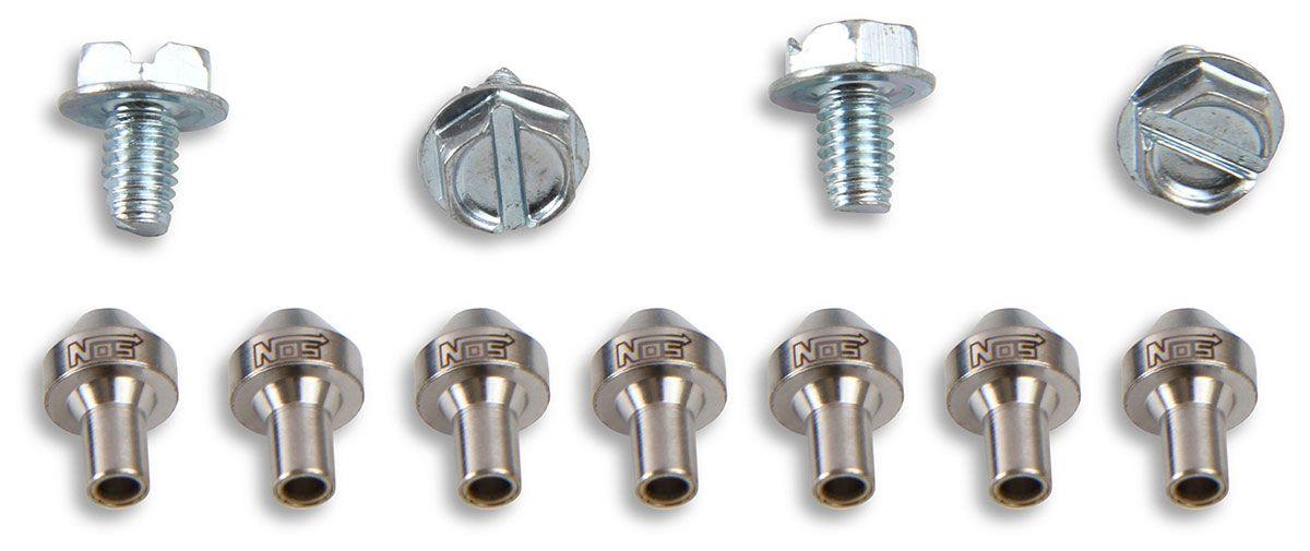 NOS Suit Square-Bore Carbs Nitrous Oxide Systems Big Shot Nitrous Injector Plate NOS12510 SR