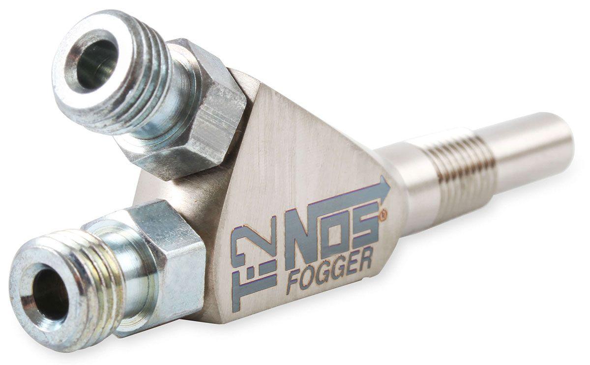 NOS Titanium 2-Stage Direct Port Dry Fogger Nozzle Nitrous Oxide Systems TI2 Dry Fogger Nozzle NOS13682 SR