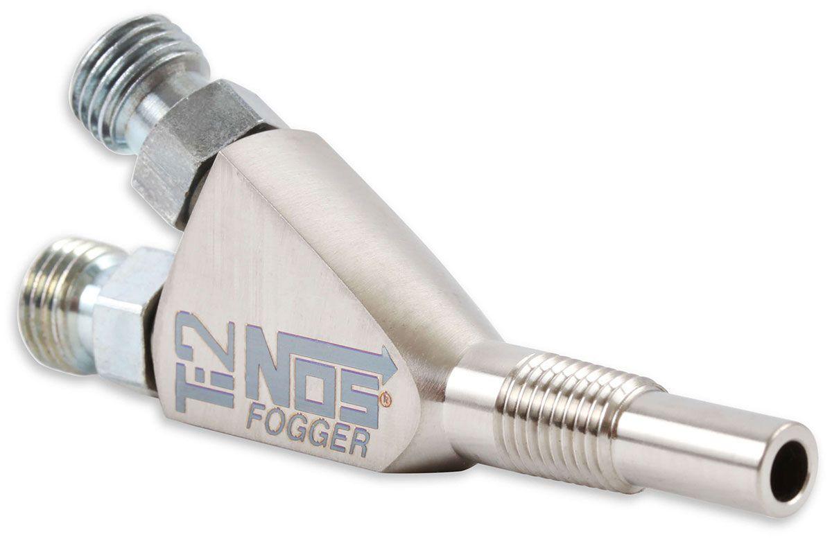 NOS Titanium 2-Stage Direct Port Dry Fogger Nozzle Nitrous Oxide Systems TI2 Dry Fogger Nozzle NOS13682 SR