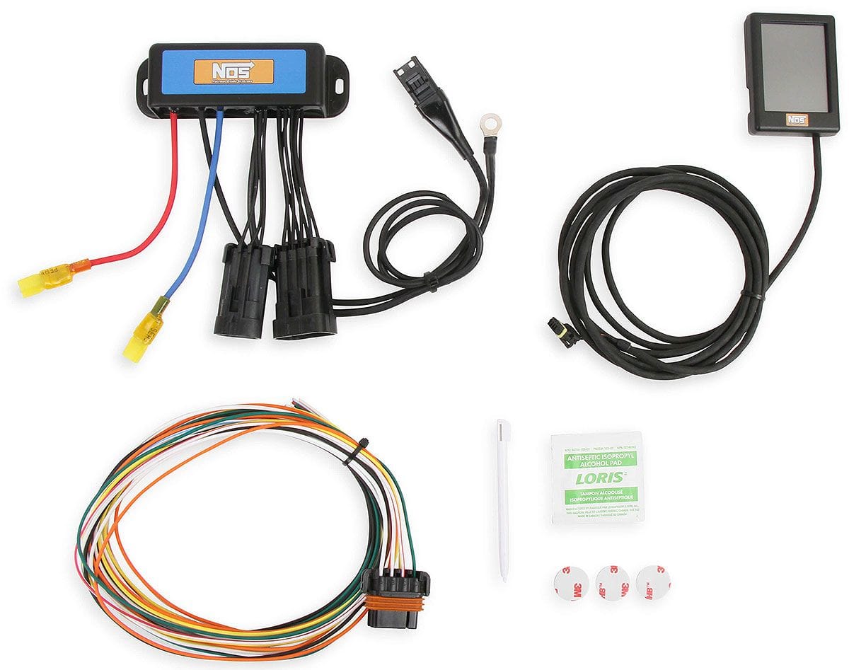 NOS with Touch Screen Programmer Nitrous Oxide Systems NOS Mini 2-Stage Progressive Nitrous Controller NOS25974 SR